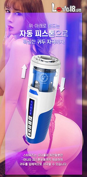 Máy thủ dâm tự động Leten Star War âm đạo giả rung xoay thụt cao cấp Máy thủ dâm tự động Leten Star War âm đạo giả rung xoay thụt cao cấp