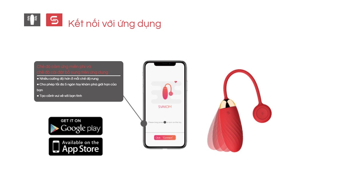  Giá sỉ Trứng Rung Cao Cấp Điều Khiển Qua Điện Thoại Ở Bất Kì Đâu Trên Thế Giới - Svakom Ella Neo USA hàng xách tay
