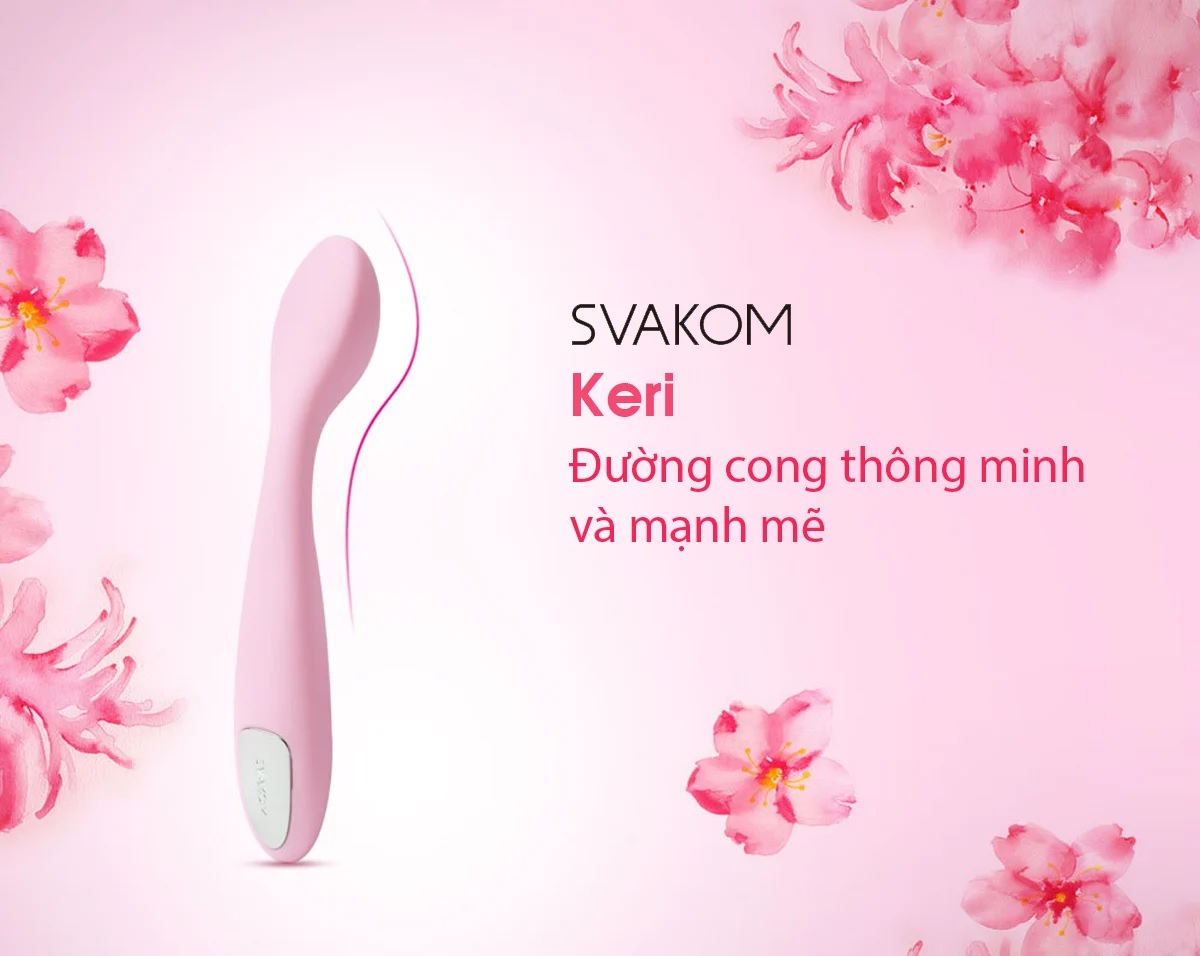  Đánh giá Que Rung Kích Thích Điểm G Cao Cấp - Dễ Dàng Ngụy Trang - Svakom Keri USA chính hãng