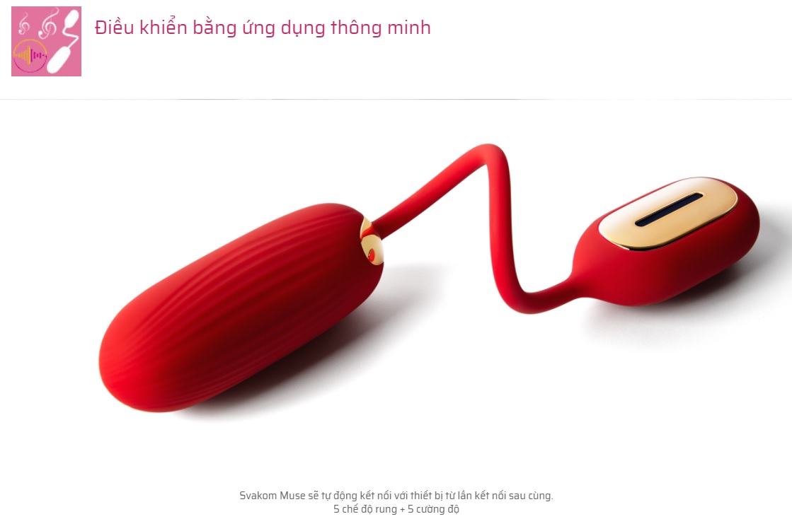  So sánh Trứng Rung Theo Điệu Nhạc - Kết Hợp Làm Loa Phát Nhạc Bluetooth - Svakom Muse USA có tốt không?