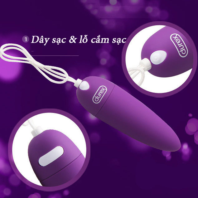 Thông tin Trứng Rung Cao Cấp Siêu Mạnh - Sạc Pin - Durex S-Viber giá rẻ