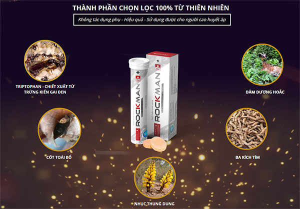  Bỏ sỉ Viên Sủi RockMan Chính Hãng - Tăng Cương Sinh Lý Kéo Dài Quan Hệ có tốt không?